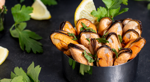 Mexilhões ao Molho Pesto